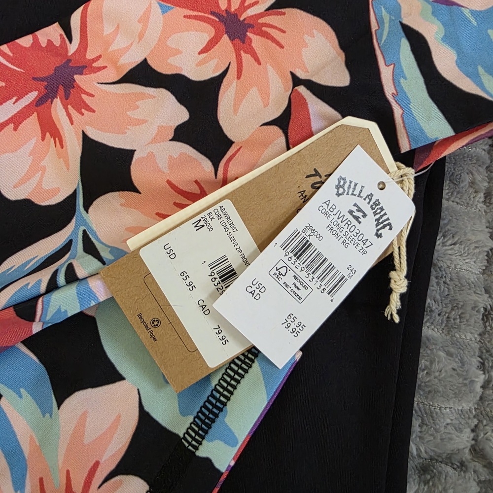 Billabong Floral Rash Guard - Picture 2 of 4